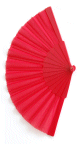 Eventail dépliable - Couleur rouge Eventail depliable - Couleur rouge