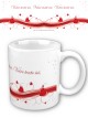 Mug Personnalisé (prénom, message, etc.) : Coeurs rouges Mug Personnalise (prenom, message, etc.) : Coeurs rouges